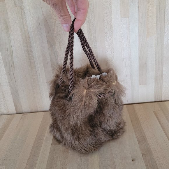 Kangaroo Fur Mini Bag. Vintage - Picture 2 of 8